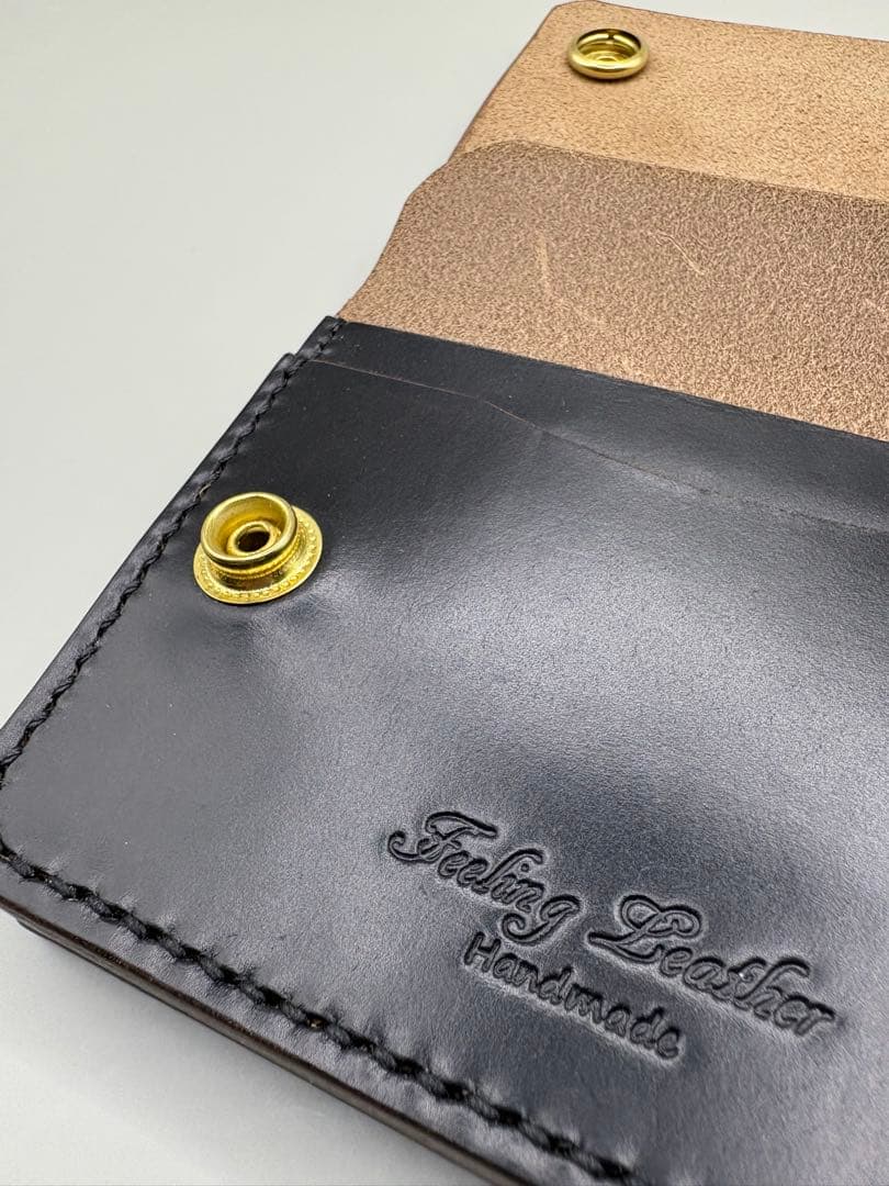 ショートトラッカーウォレット　HORWEEN　クロムエクセル(ホーウィン社)②