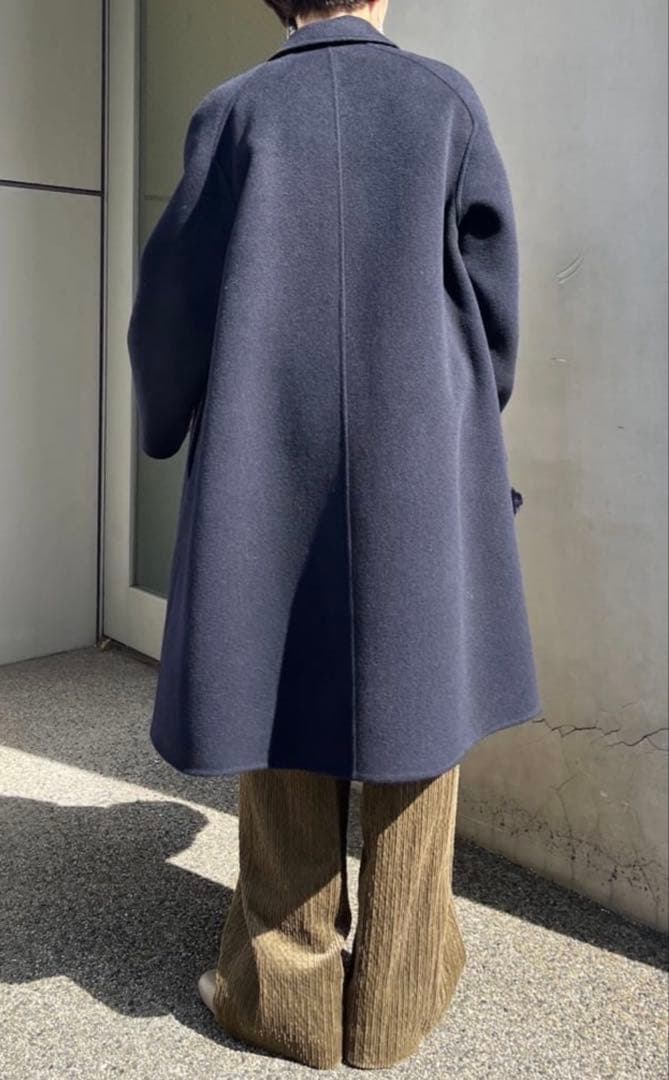 23AW ギャルリーヴィー ウールカシミヤダブルフェイス オーバーコート