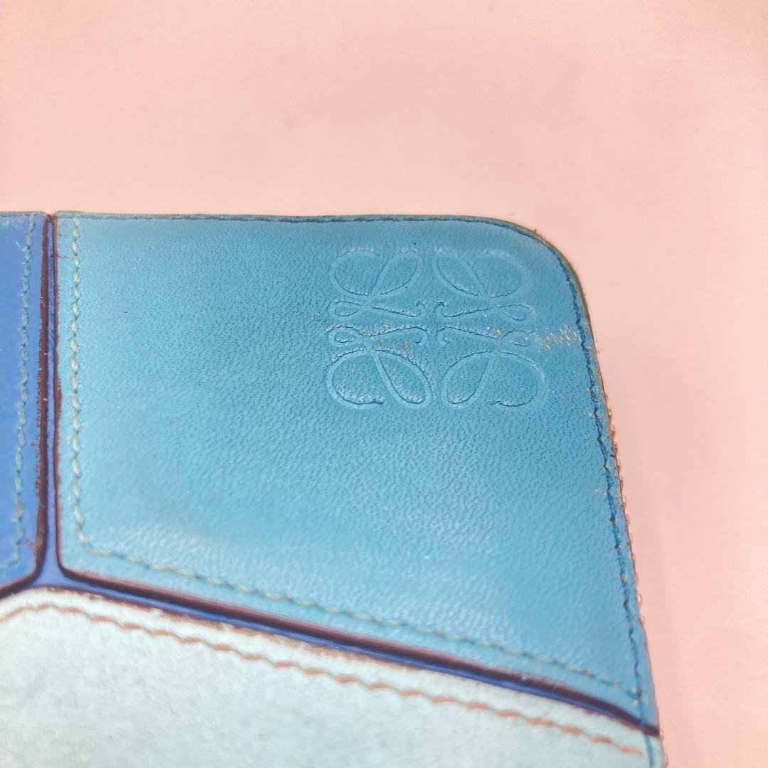 LOEWE Puzzle 6 Card Zip Wallet 財布