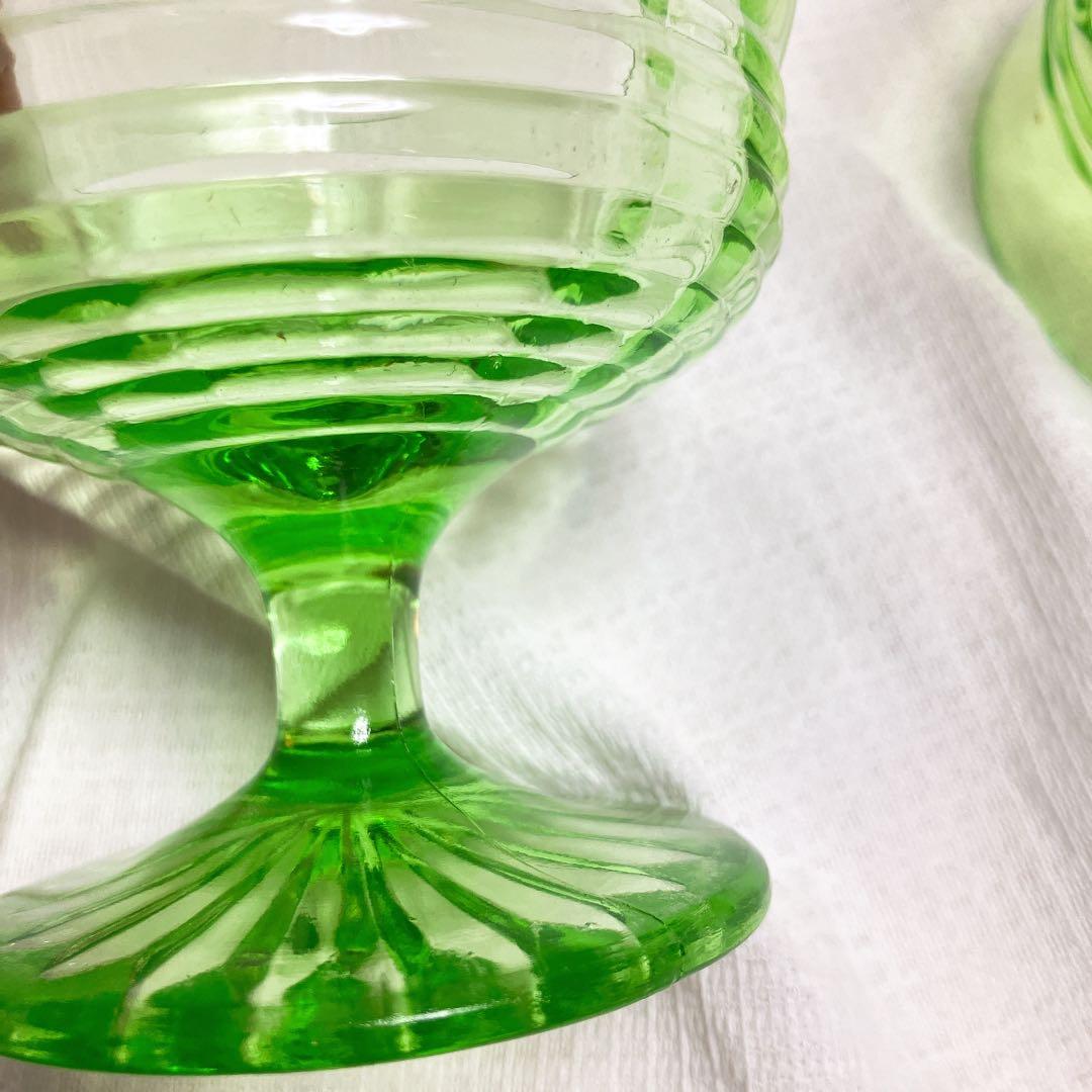 楽天市場】ワセリンガラスの通販 メロン柄 氷コップ ウラン ガラス