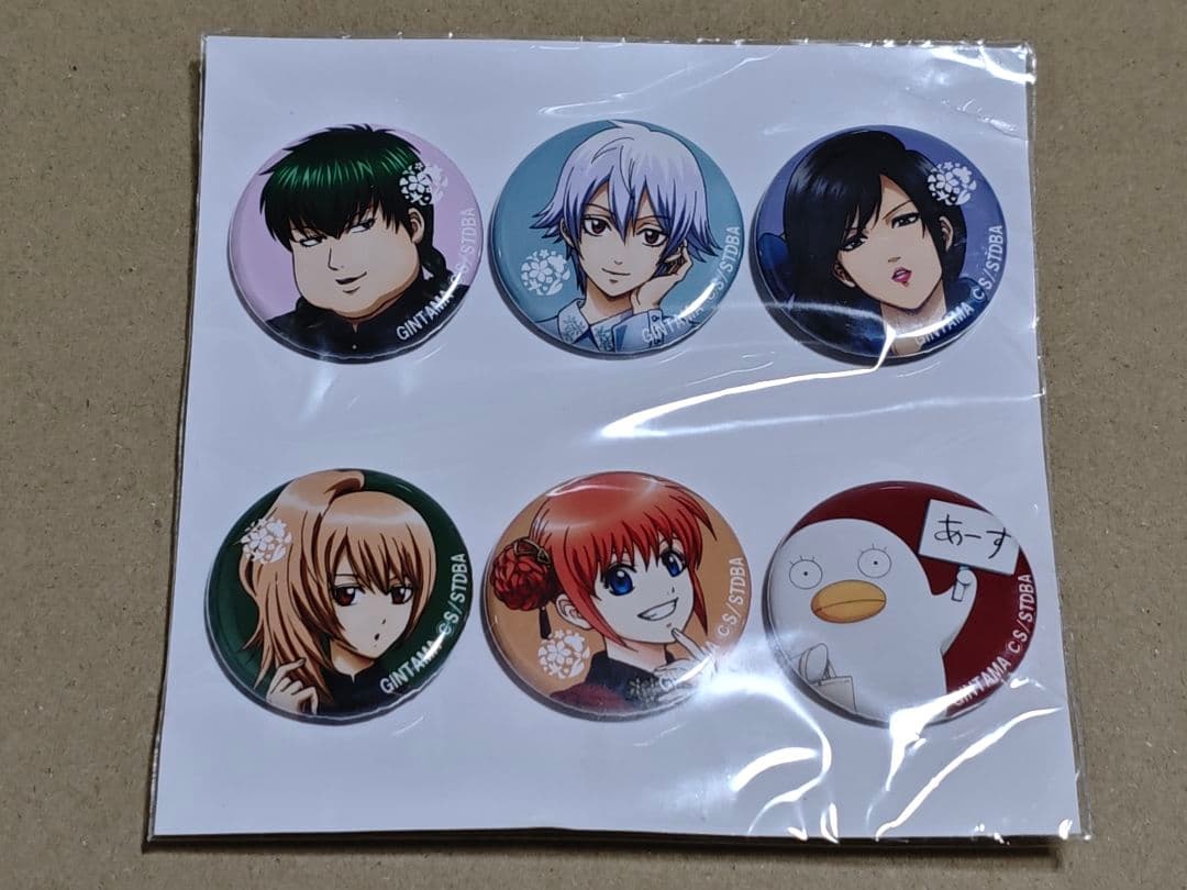 銀魂×earth music&ecologyコラボ 坂田銀時 桂小太郎 缶バッジ