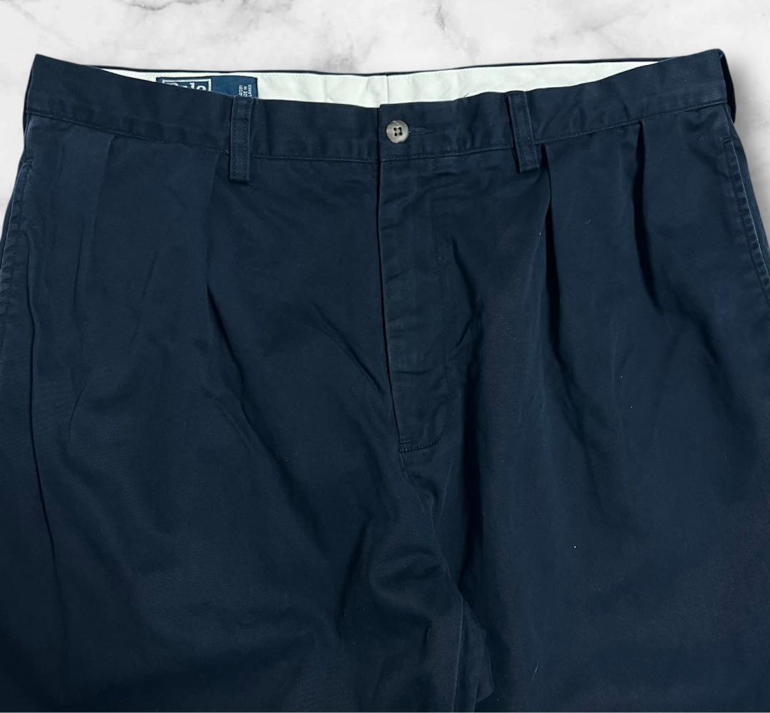 美品 90s ポロチノ W36 L30 ANDREW PANT ネイビー - メルカリ
