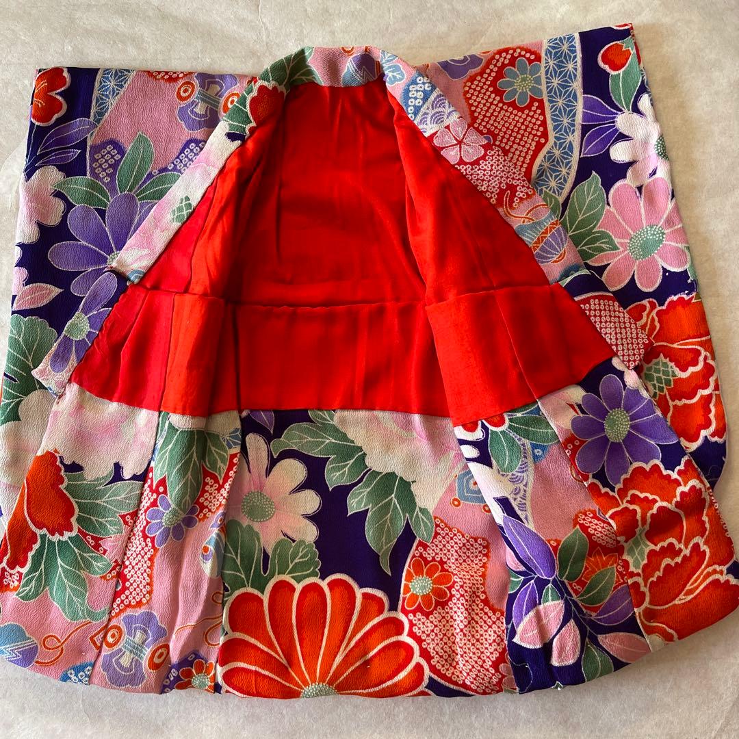 古布 一越縮緬 人形の着物 10号 120706