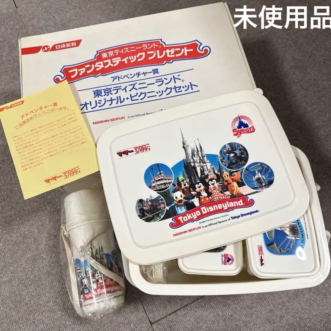 レア商品☆東京ディズニーランド 5周年 ピクニックセット レトロ