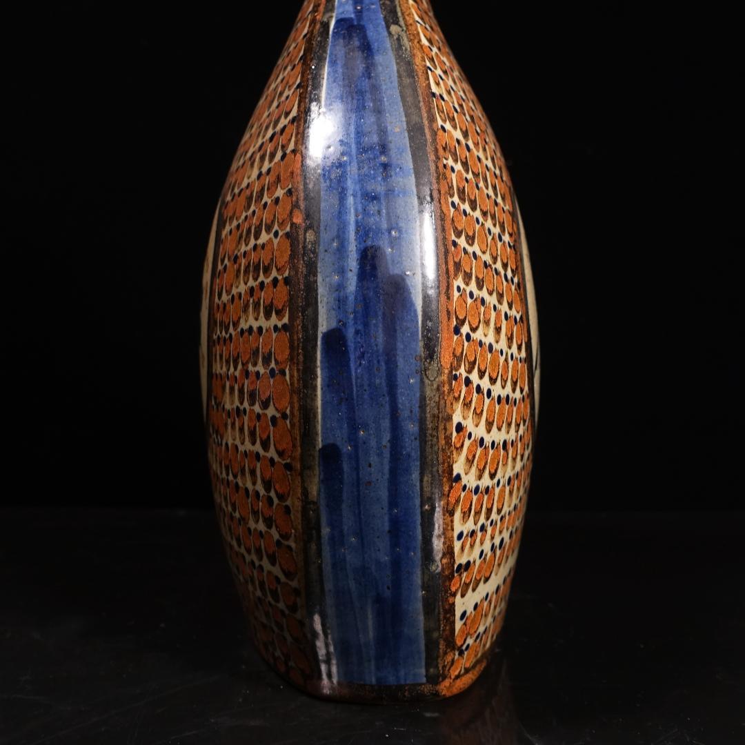 最終値下 ビンテージ トナラ焼 花瓶 メキシコ民芸 飾壷 置物