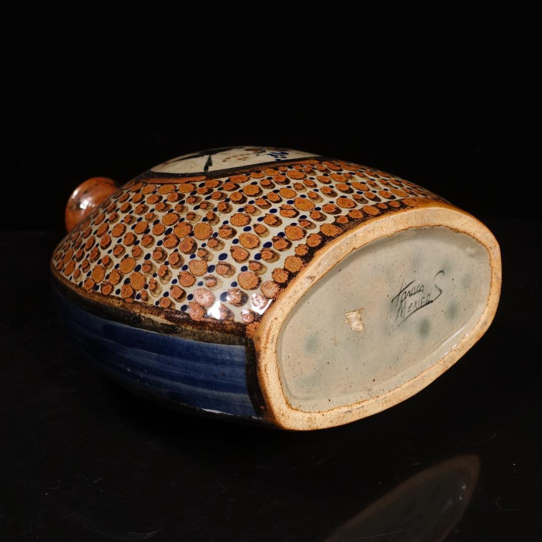 最終値下 ビンテージ トナラ焼 花瓶 メキシコ民芸 飾壷 置物