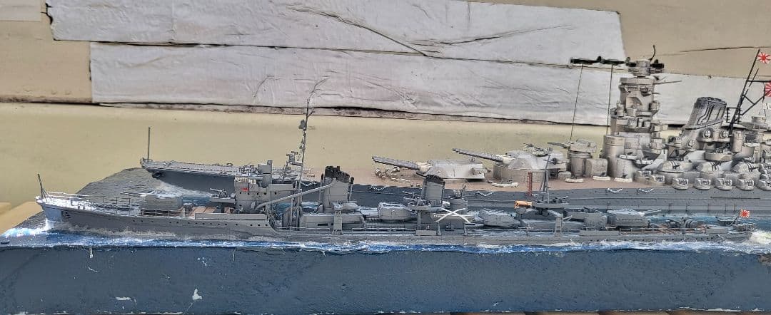 雪風駆逐艦と戦艦大和(1/450)の沖縄特攻or雪風映画のパンフレット