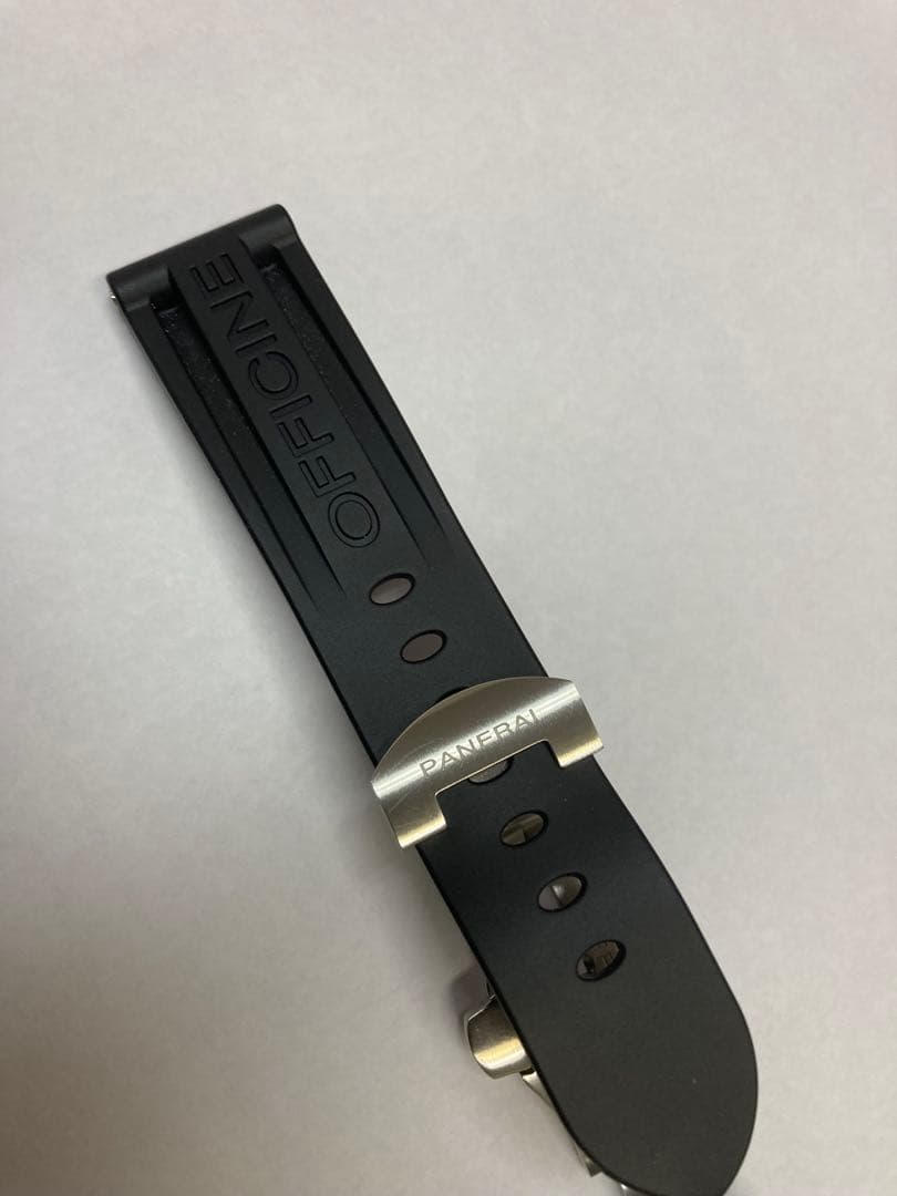 スピーク　パネライ ラバーベルト Dバックル 純正 PANERAI
