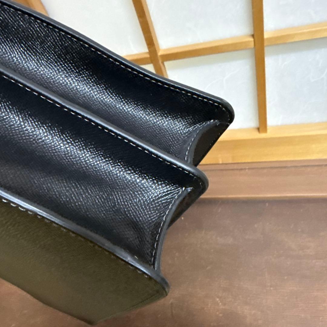 coach コーチ ビジネスバッグ ブリーフケース 本革 黒 ブラック メンズ