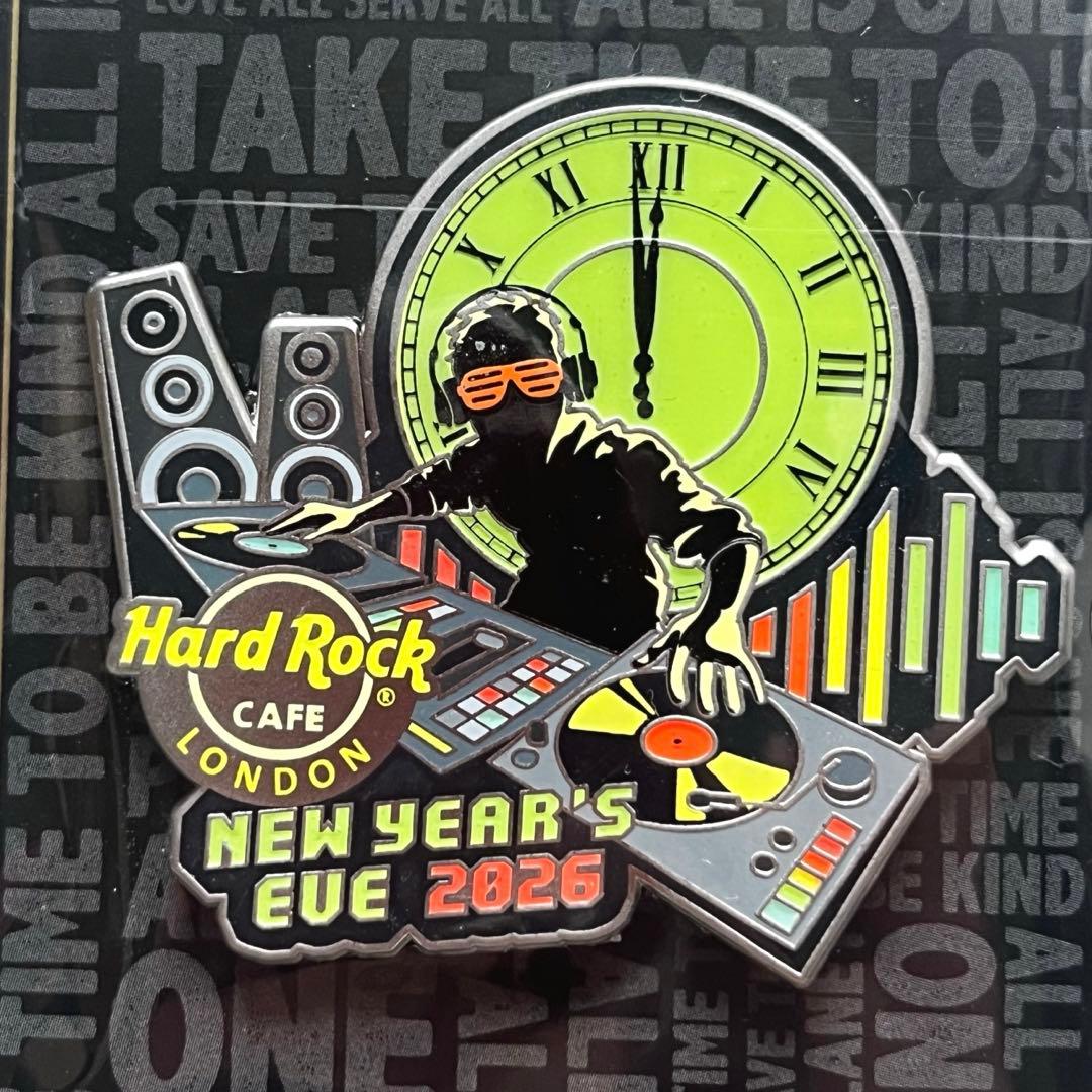 海外店舗限定 】HardRockCafe2026ニューイヤーピンバッジロンドン