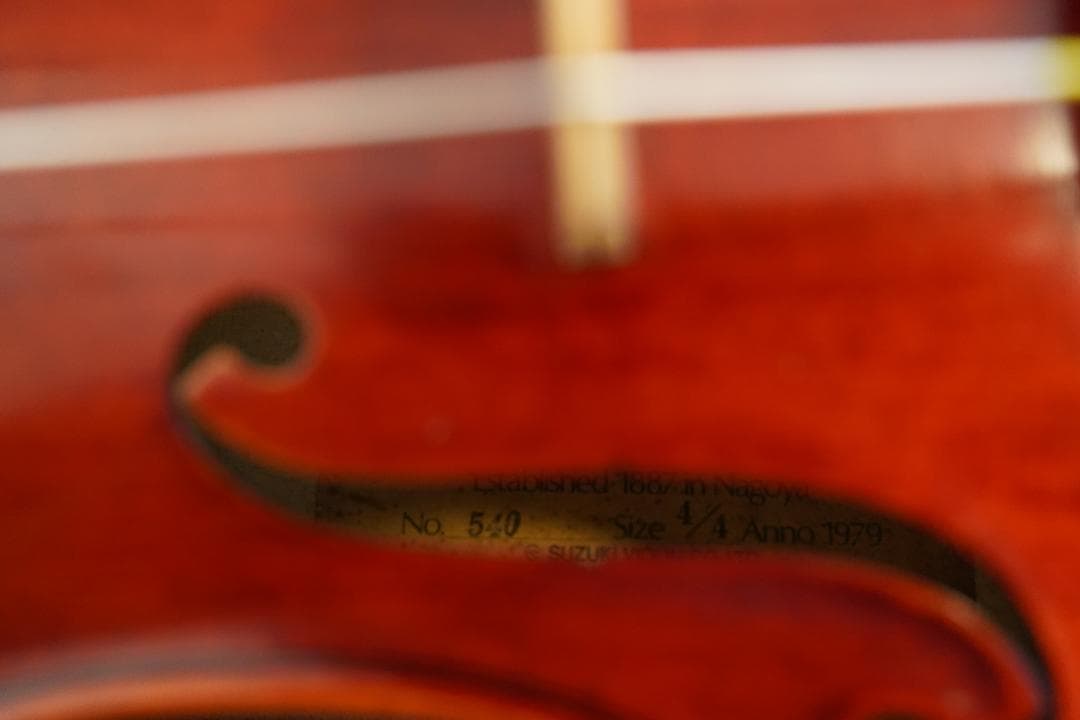 さー出品　SUZUKI　バイオリン　No.540　4/4