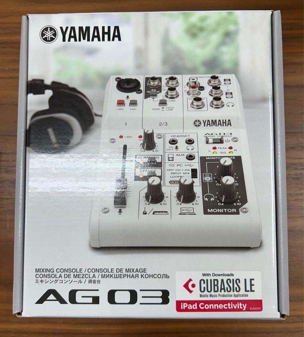 YAMAHA製ミキシングコンソールAG03 ヤマハ | AG03 - ウェブキャスティングミキサー - 概要