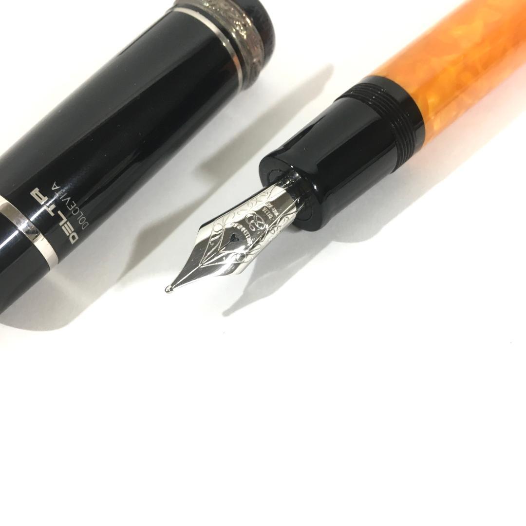 ○未使用品！ デルタ ドルチェビータ ミレニアム ミディアム M 万年筆