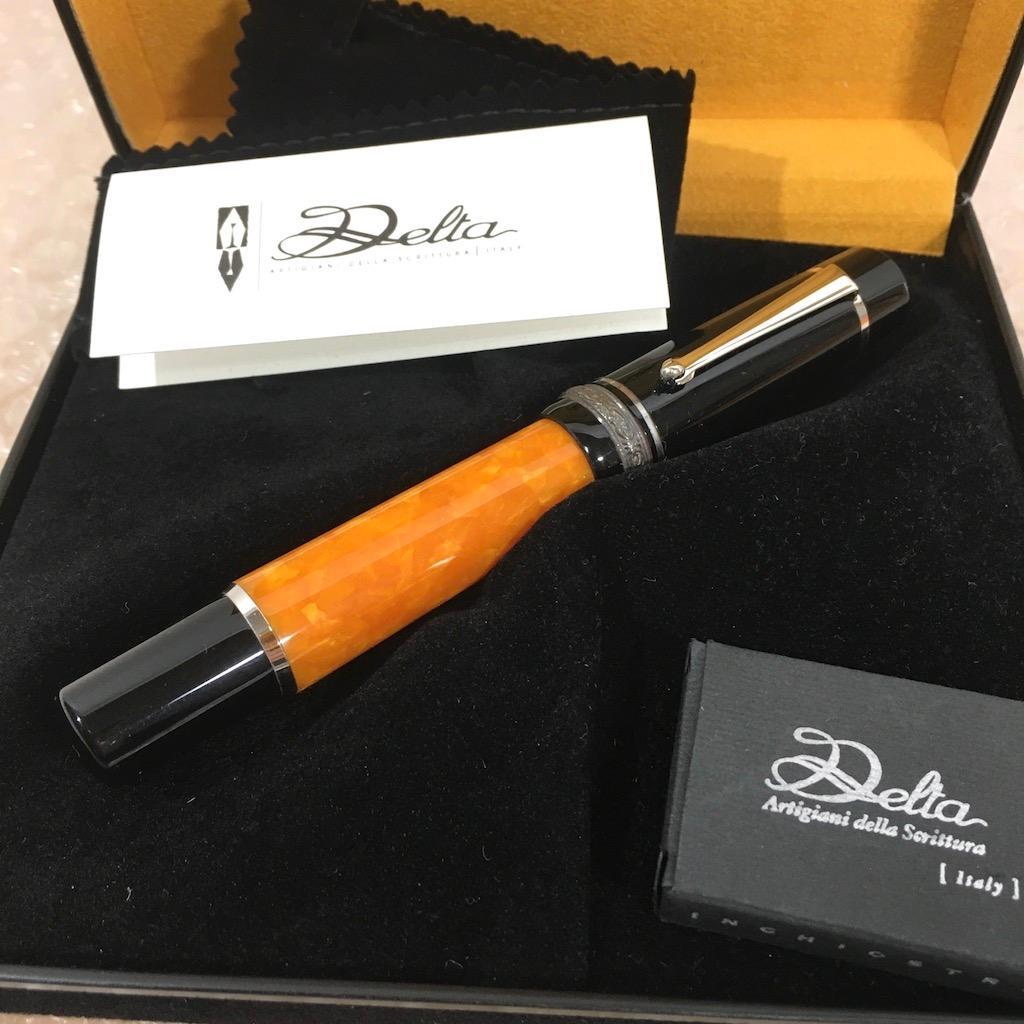 ○未使用品！ デルタ ドルチェビータ ミレニアム ミディアム M 万年筆