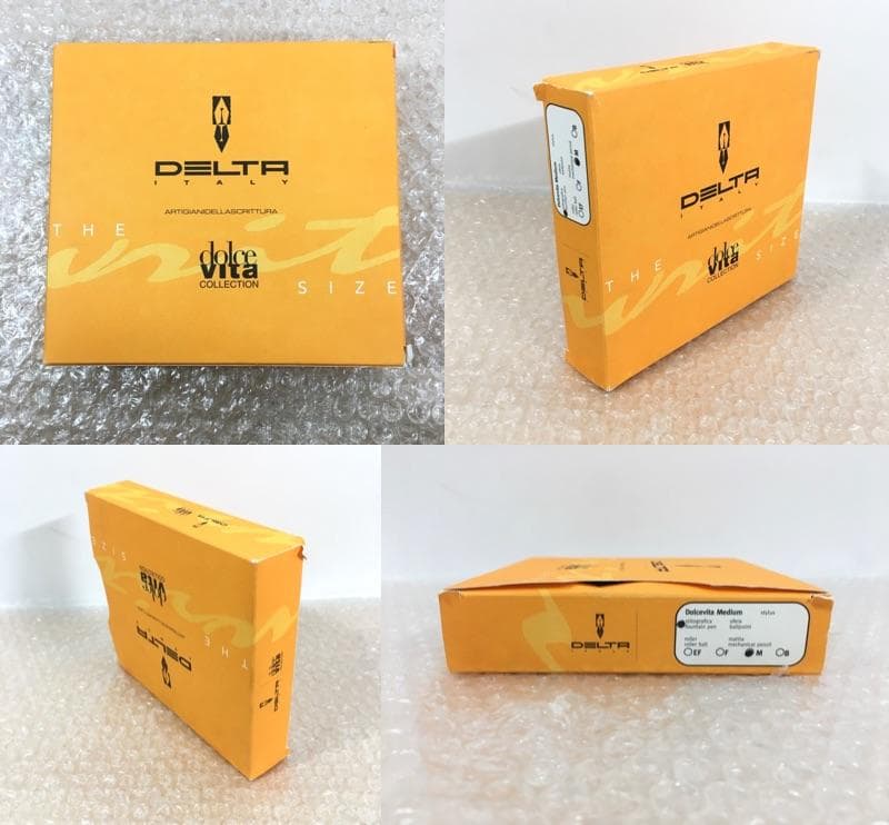 ○未使用品！ デルタ ドルチェビータ ミレニアム ミディアム M 万年筆