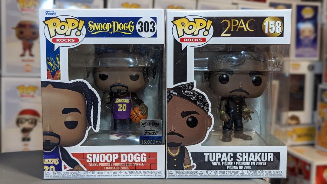 b*y様 Funko Snoop Dog #303 & 2 Pac Shakur