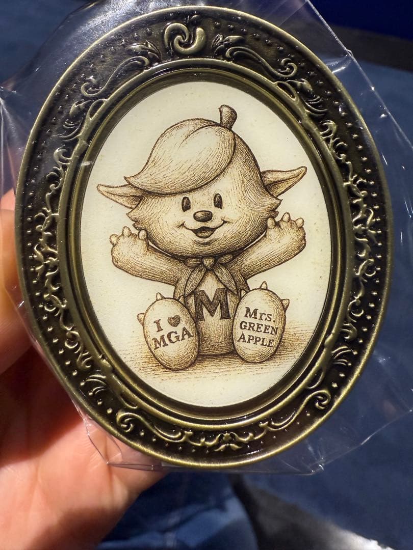 非売品】JAM'Sくじ メメルピンズ ミセスグリーンアップル 金テープ付き