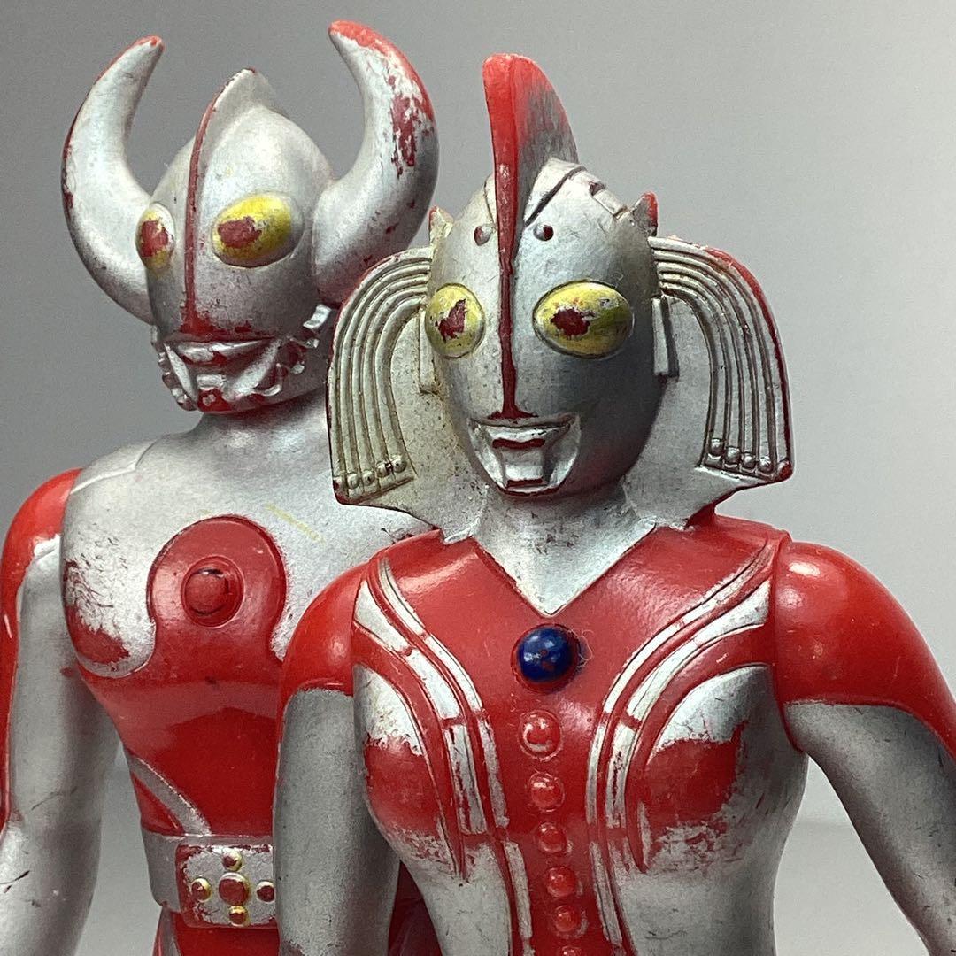1989 JAPAN 硬質ソフビ ウルトラの母ウルトラの父 - メルカリ