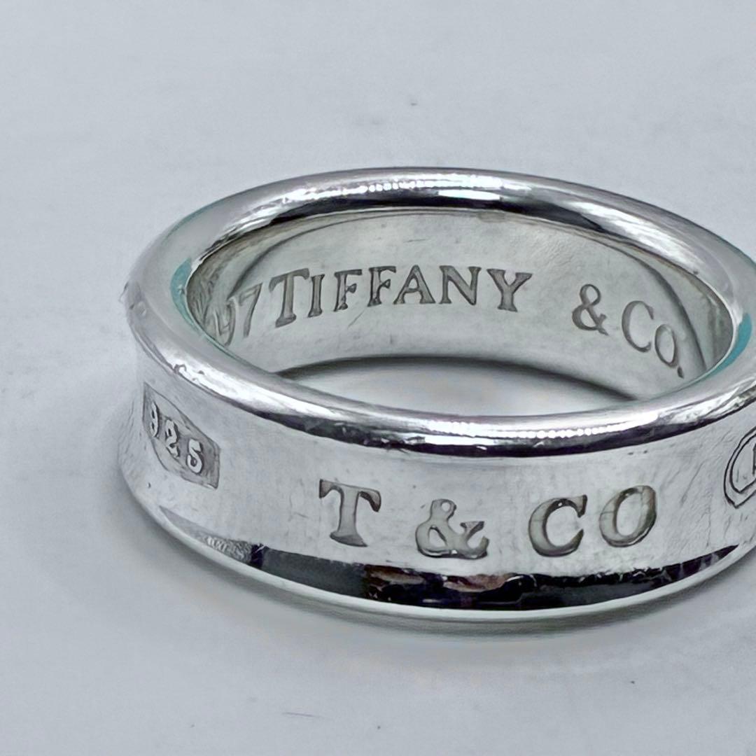 【極美品】ティファニー　13号　ナロー　リング　1837　シルバー