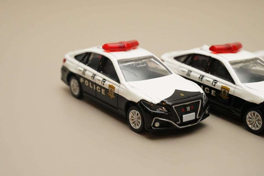 トミカプレミアム10 クラウンパトロールカー LEDカスタム 6台セット