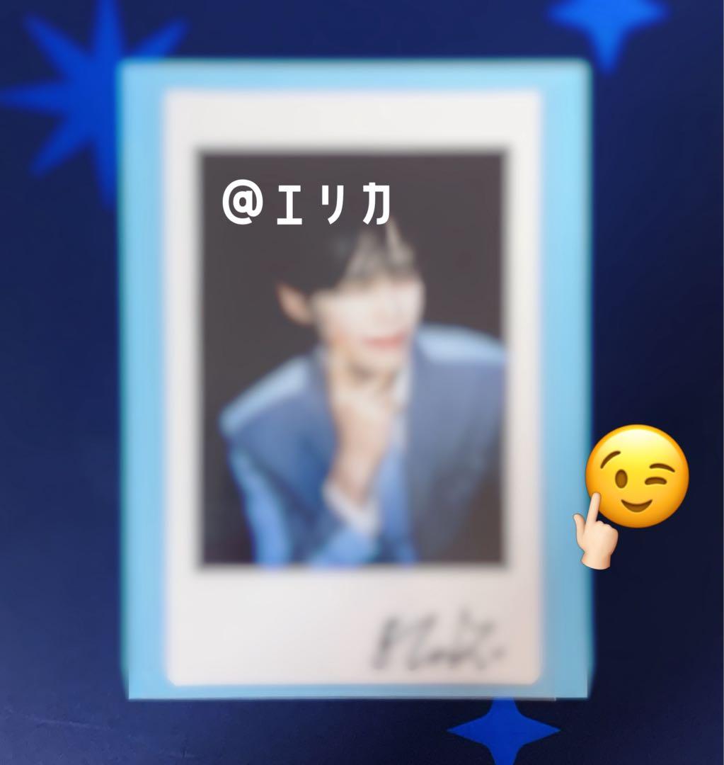 ハンビンzb1 直筆サインヨントンチェキポラロイドBLUE