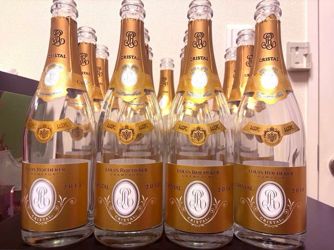 空瓶15セット‼️】ルイ・ロデレール クリスタル - メルカリ