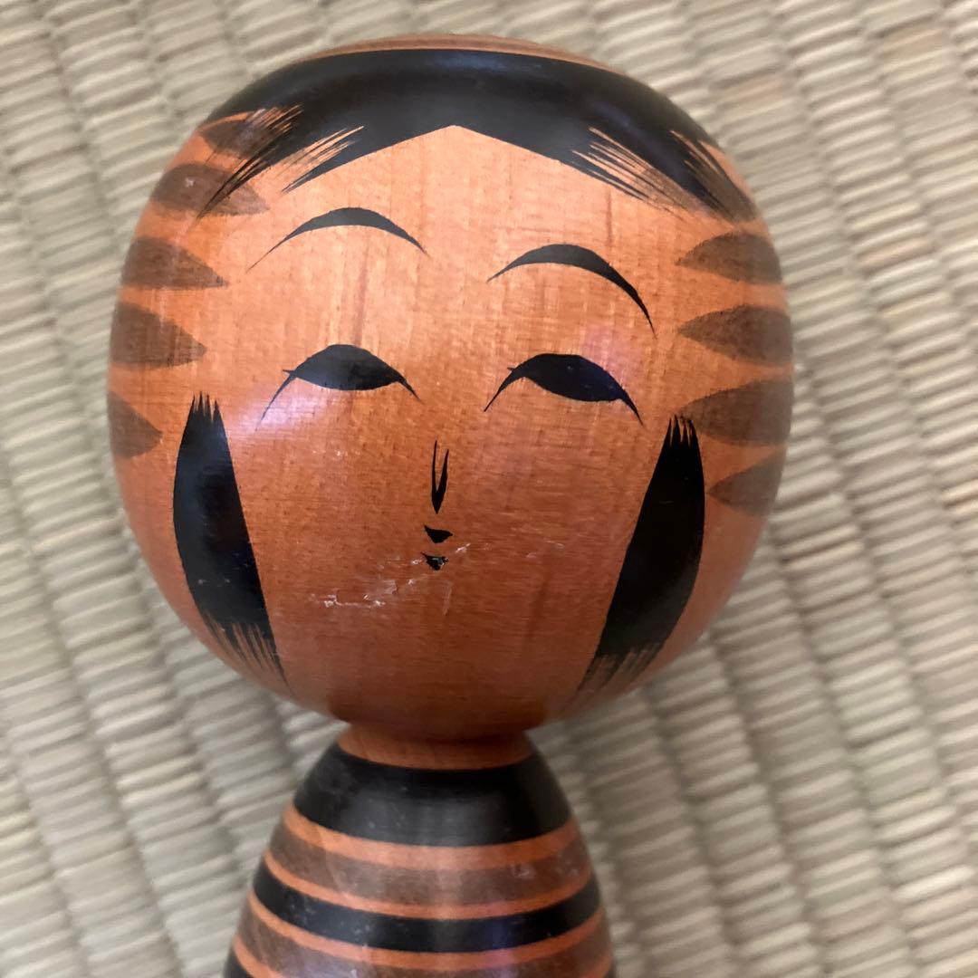 毛利専蔵 伝統こけし4本セット 1980年代前半 津軽系 温湯 昭和レトロ