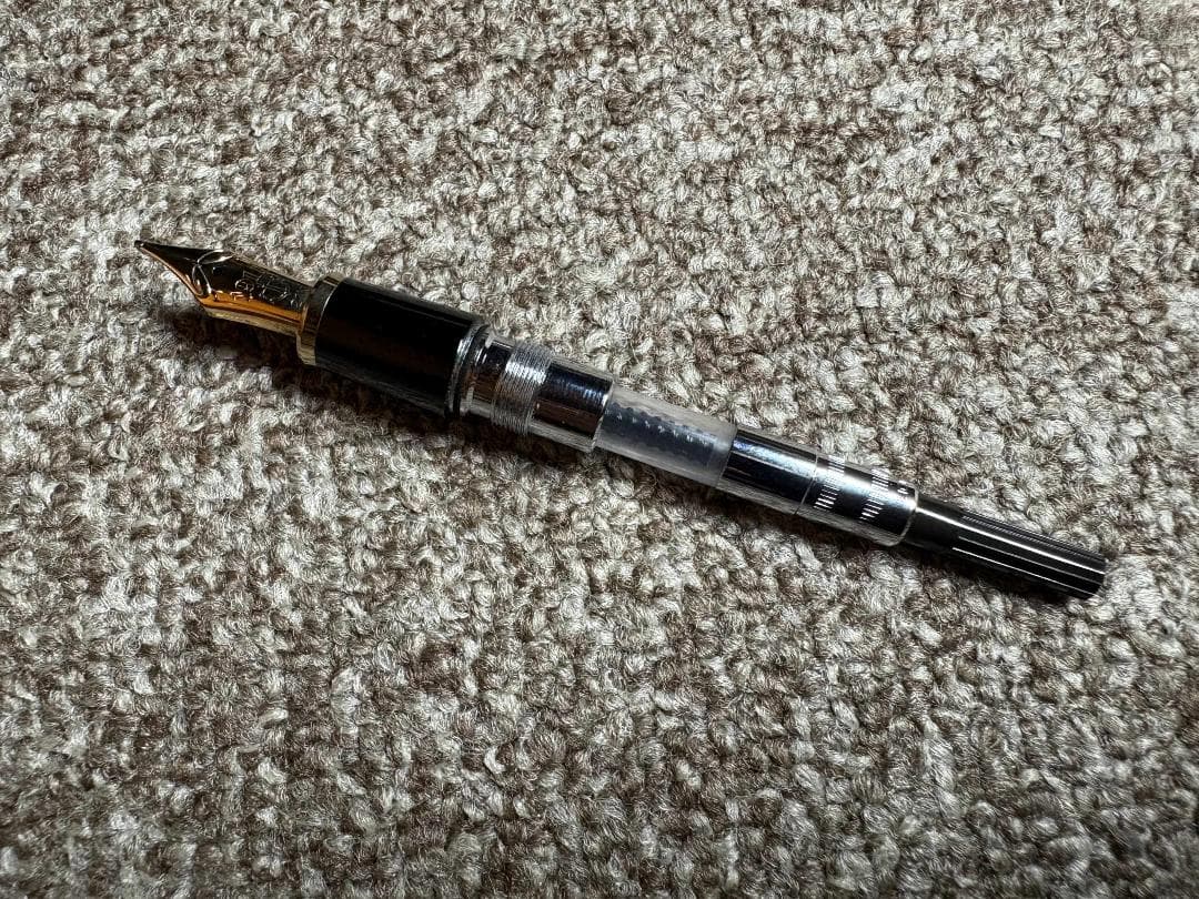 セーラー万年筆 長原宣義 21K クロスポイント 煤竹 純金プレート「竹取