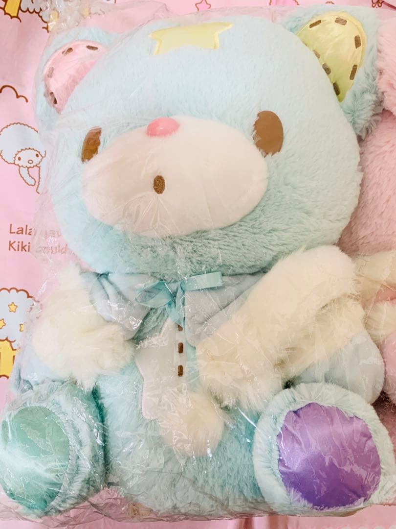 リトルツインスターズ キキララ パフポフ BIGケープぬいぐるみ