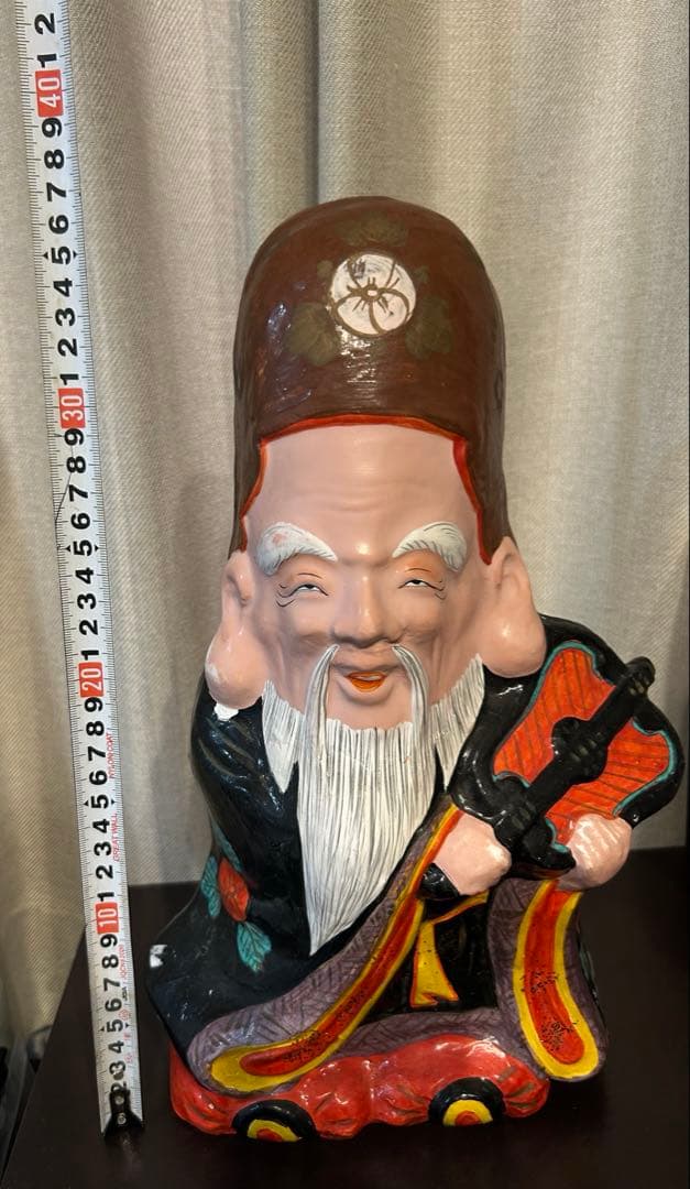 長野県 中野雛人形 中野人形 中野土びな 寿老人 立ケ花人形 西原邦男