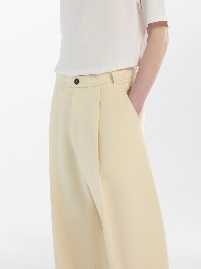 早いもの勝ち】スタジオニコルソン パンツ CREAM SORTE XS STUDIO