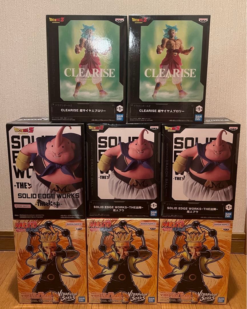 魔人ブウ NARUTOナルト 超サイヤ人ブロリー 最新プライズまとめ売り