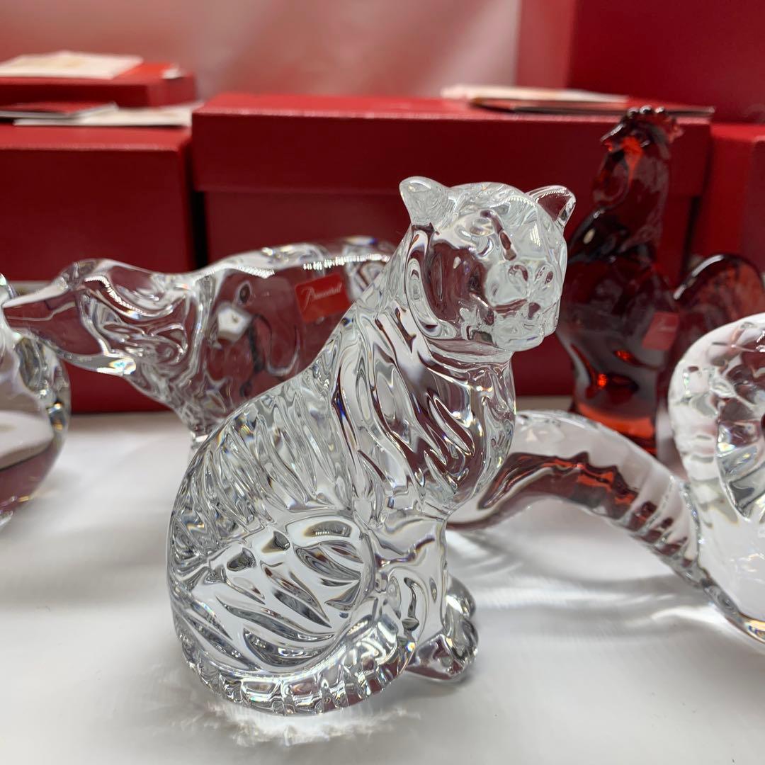 超美品 バカラ 十二支セット クリスタルガラス 干支の置物 12点セット