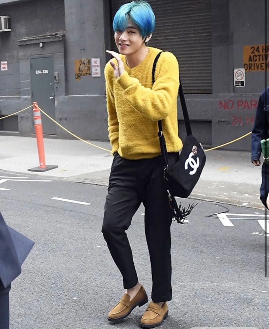 新品未使用　シャネルコスメノベルティブラックパイル生地ショルダーバッグBTSテテ