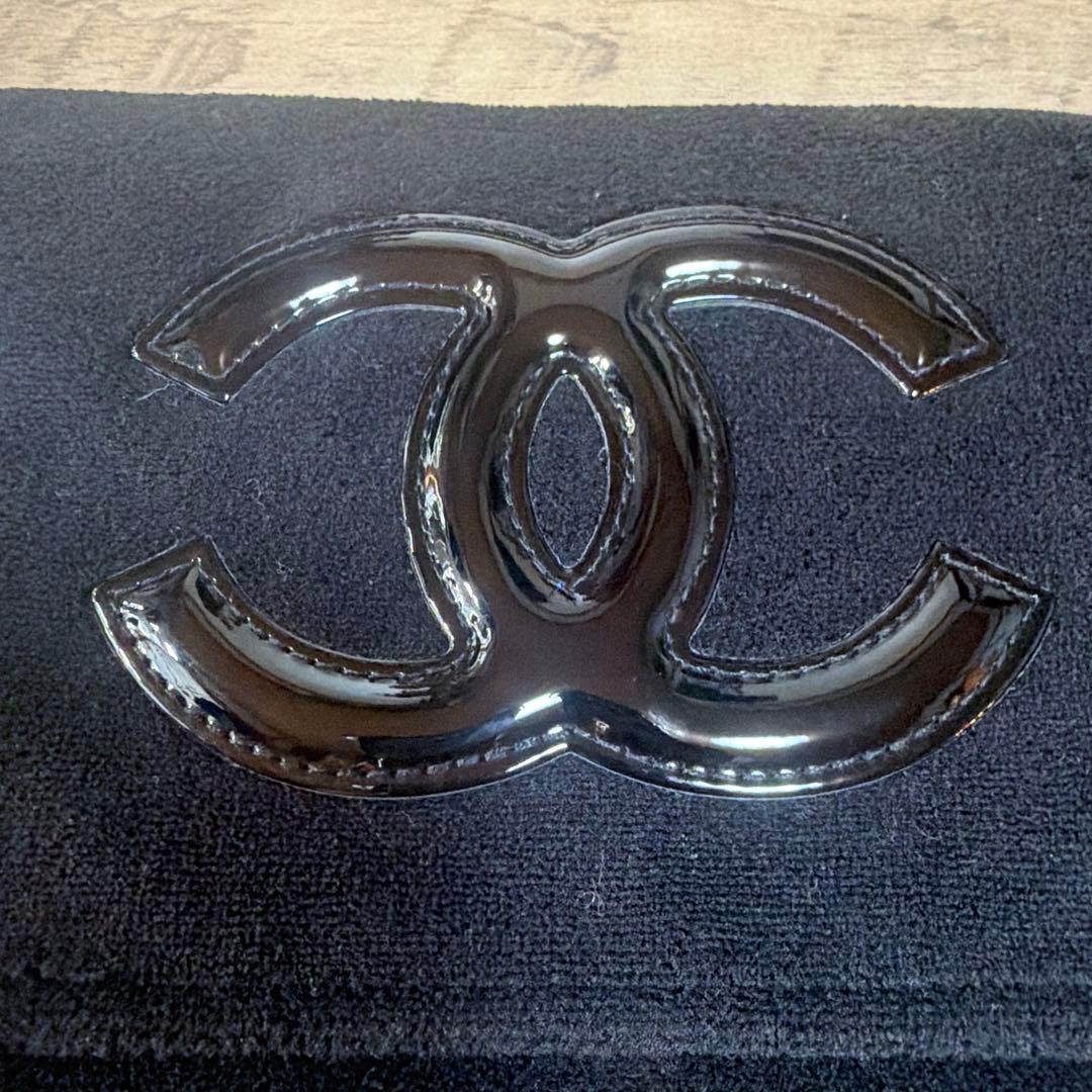 新品未使用　シャネルコスメノベルティブラックパイル生地ショルダーバッグBTSテテ