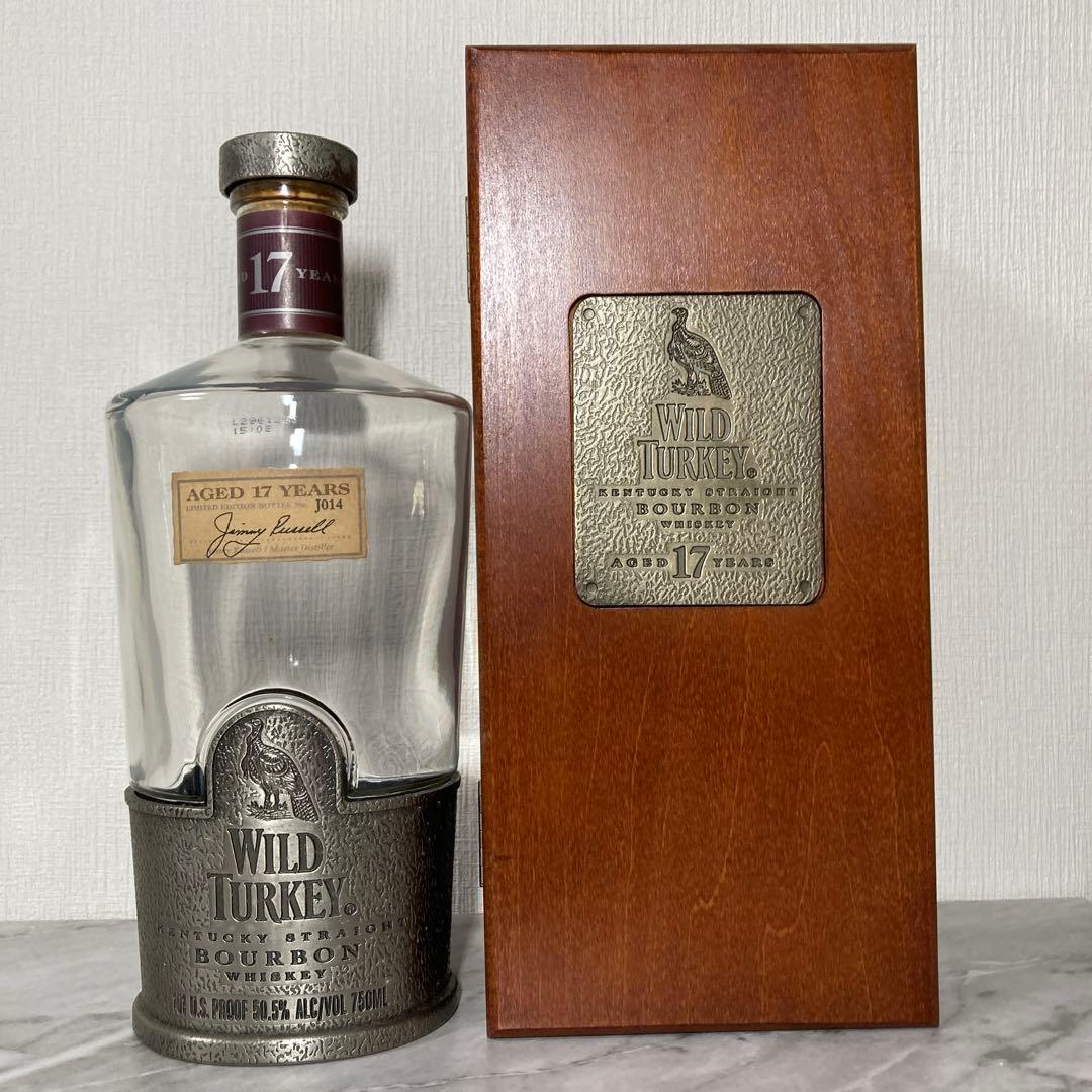 空瓶・木箱】ワイルドターキー 17年／マスターディスティラー
