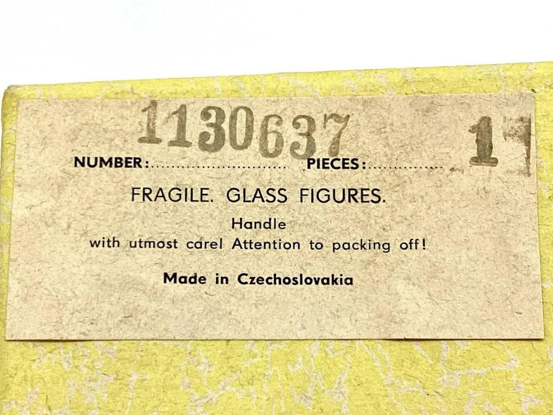 ★FRAGILE,GLASS,FIGURES ガラス製 人形 女性 裸体