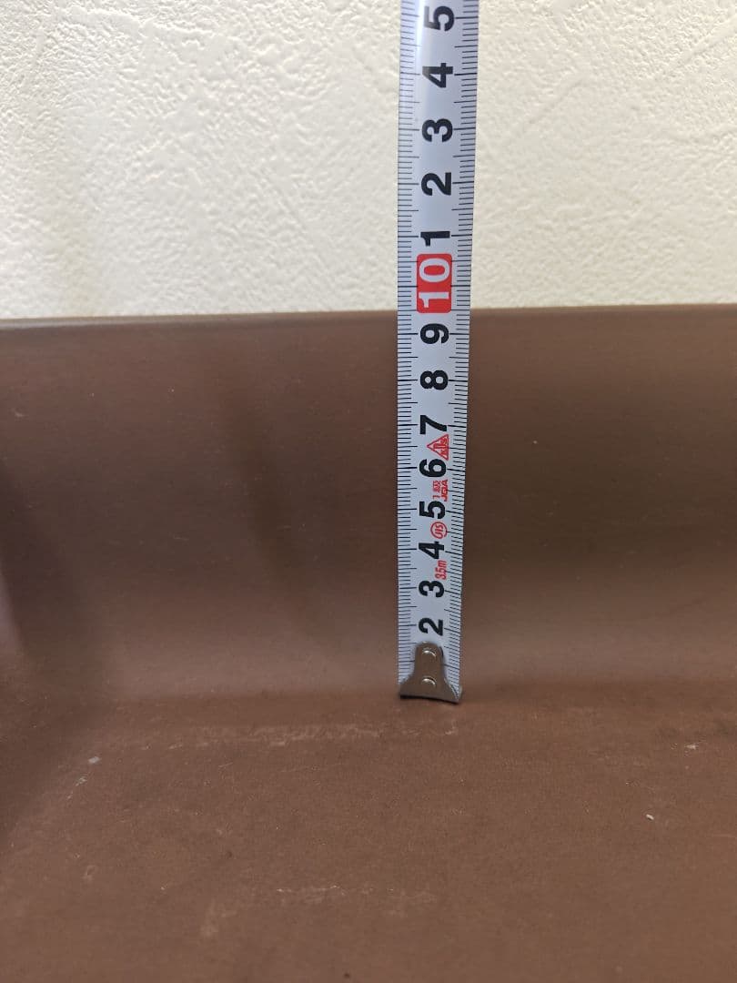 陶器製長方形盆栽鉢 大型　落款　丸四 約45.5cm×32.5cm×11.5cm