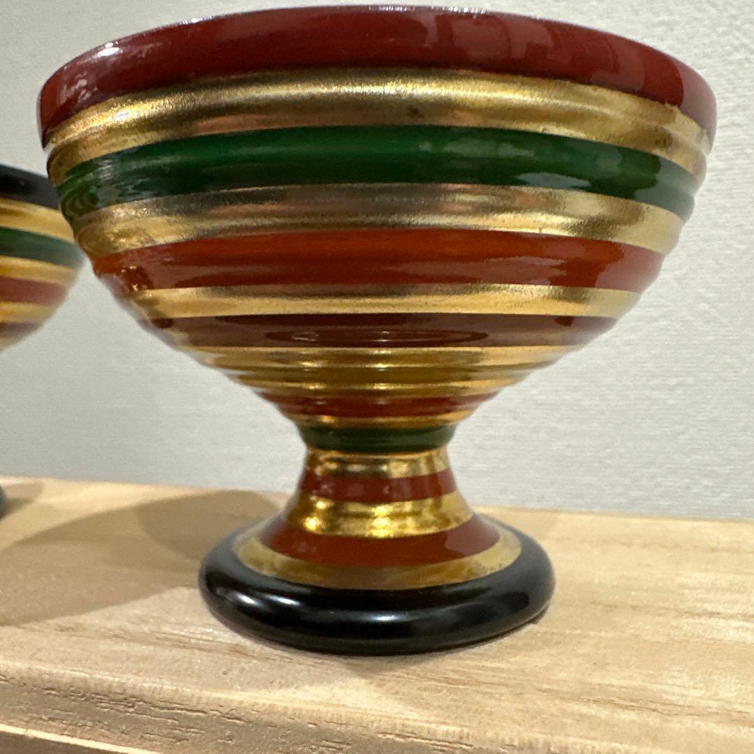 新品 馬上杯一対 平安象彦 九代 西村彦兵衛 王朝一千年の