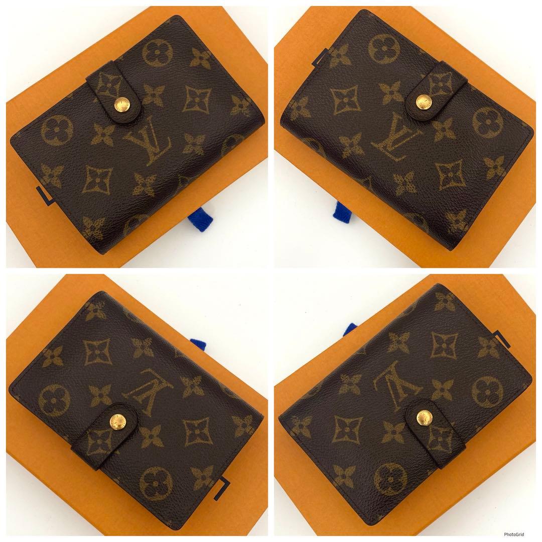 ルイヴィトン モノグラム ヴィエノワ がま口 折り財布