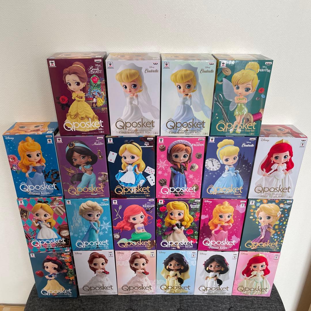 Qposket キューポスケット ディズニー プリンセス セット