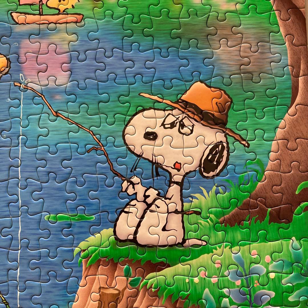 スヌーピー ピーナッツ なかよく魚つり ジグソーパズル 1000ピース