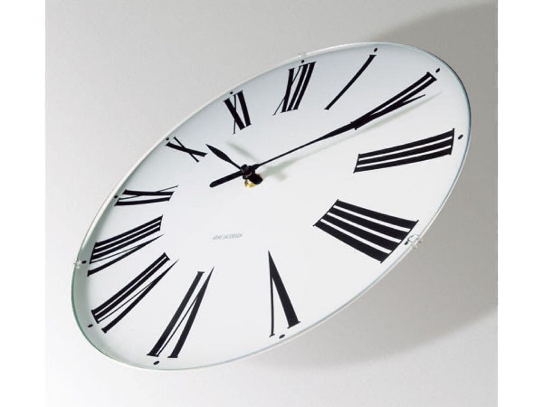 【新品未使用】アルネ ヤコブセンRoman Wall Clock 29cm