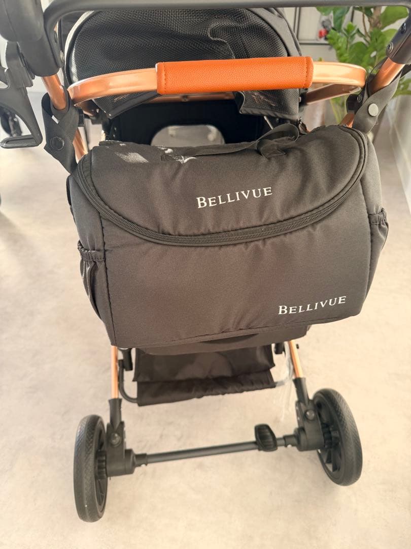 未使用 開封済み BELLIUVE ペットカート ブラック 25kgまで 分離式