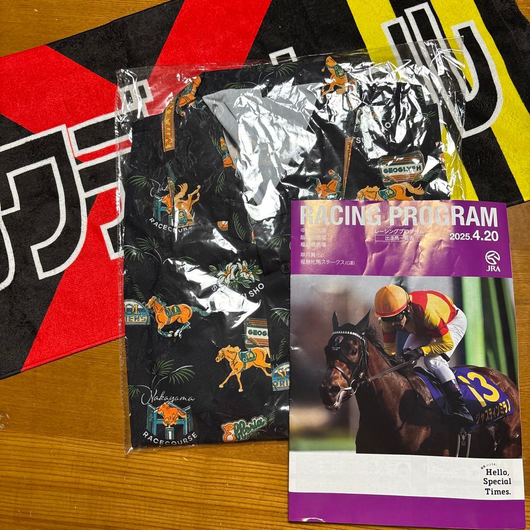 お値下げ❗️JRA 皐月賞　ウェルカムチャンス　アロハシャツ　特別賞