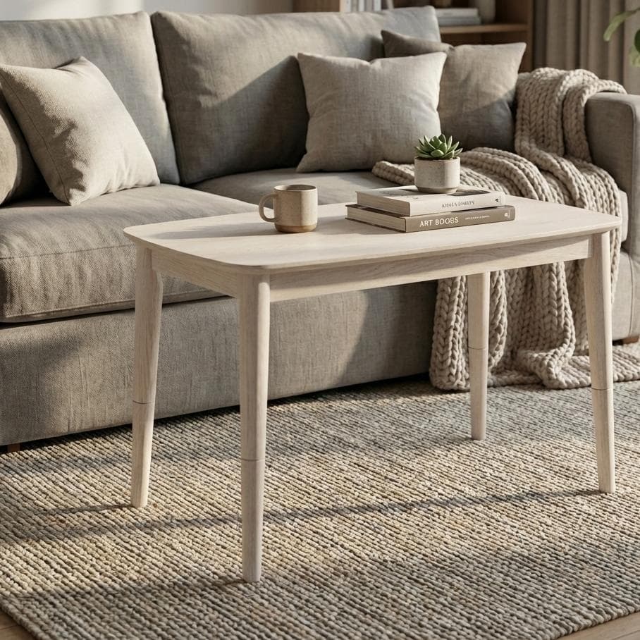 新品】高さ2段階調整 ソファ前こたつテーブル 長方形 天板 92×53cm