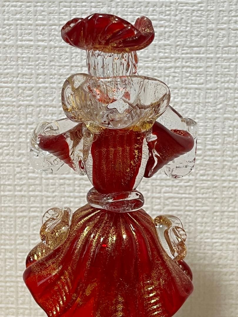 希少・美品】ベネチアンガラス フィギュリン 人形 ヴェネチアン