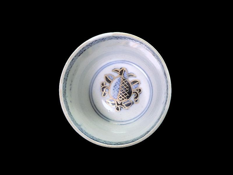 古伊万里 色絵 花に蝶の図 蕎麦猪口 B096AS-CSs - メルカリ