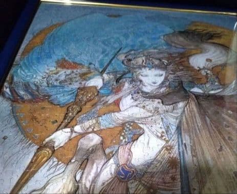天野喜孝 ジグソーパズル 額付き 完成品 1000P