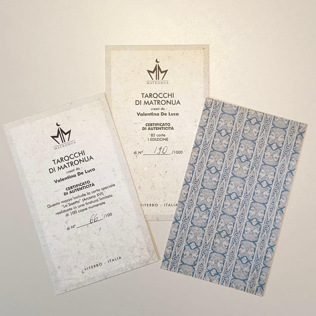 限定100部・未使用】Matronua Tarot タロットカード - メルカリ